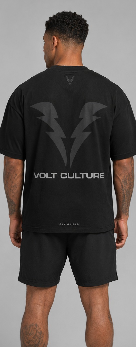 Volt Culture oversized tee, back